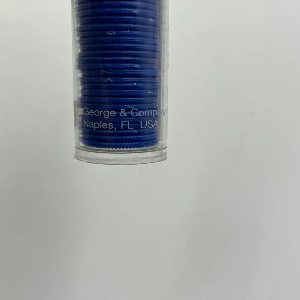 LCR Left Center Right Dice Game Blue Tube w Instructions Extra Multi-Color Chips